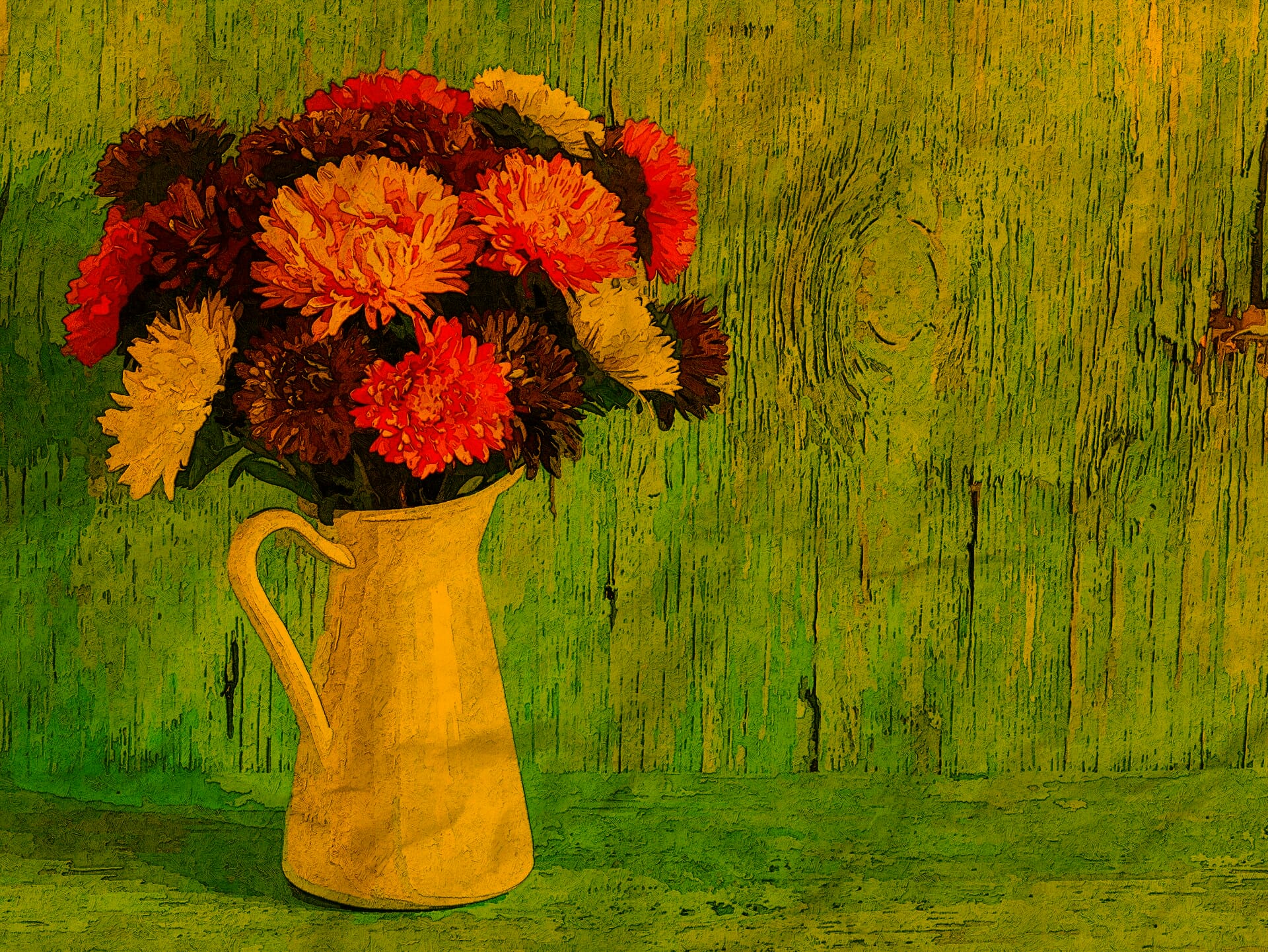 Image with orange color tone