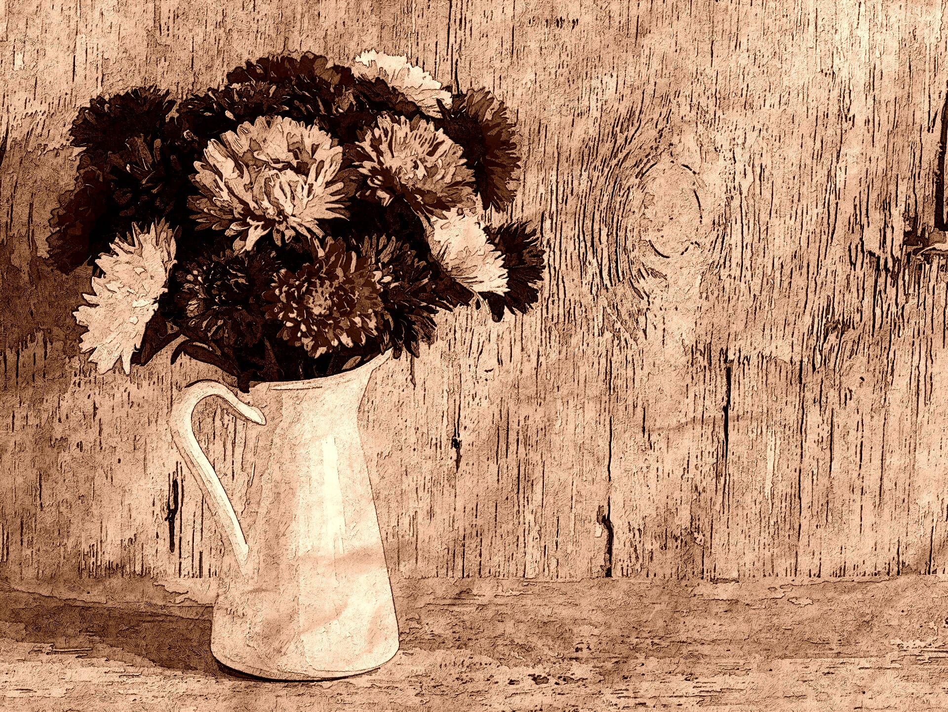 Sepia colortone image